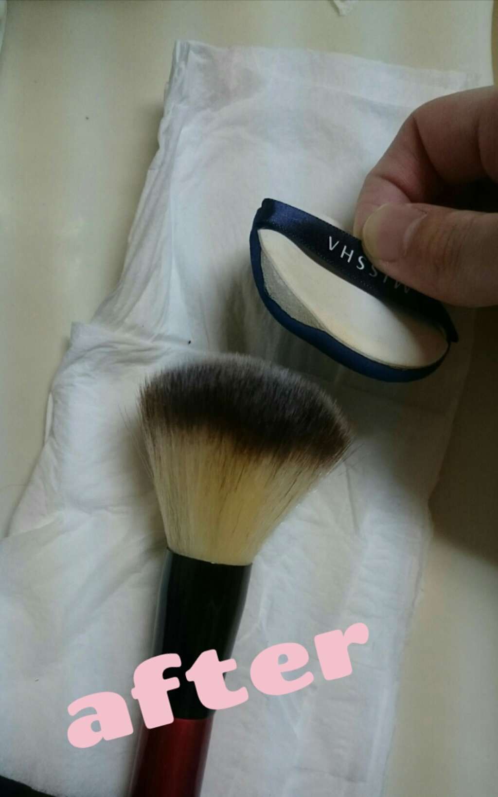 パフ・スポンジ専用洗剤/DAISO/その他化粧小物を使ったクチコミ(3枚目)