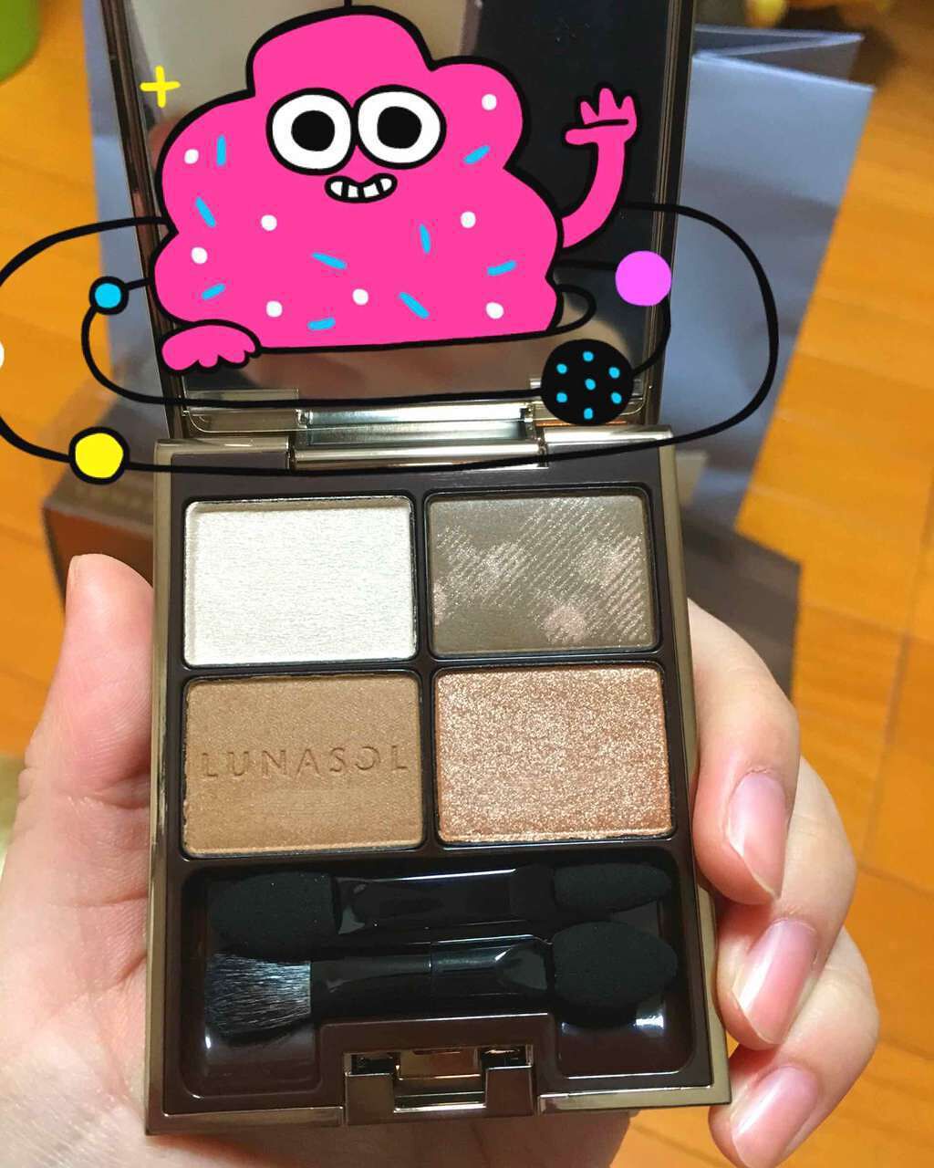 Candle Night Collection(PARTY COFFRET 2017)/LUNASOL/メイクアップキットを使ったクチコミ(3枚目)