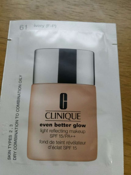 イーブン ベター グロウ メークアップ 15/CLINIQUE/リキッドファンデーションを使ったクチコミ(1枚目)