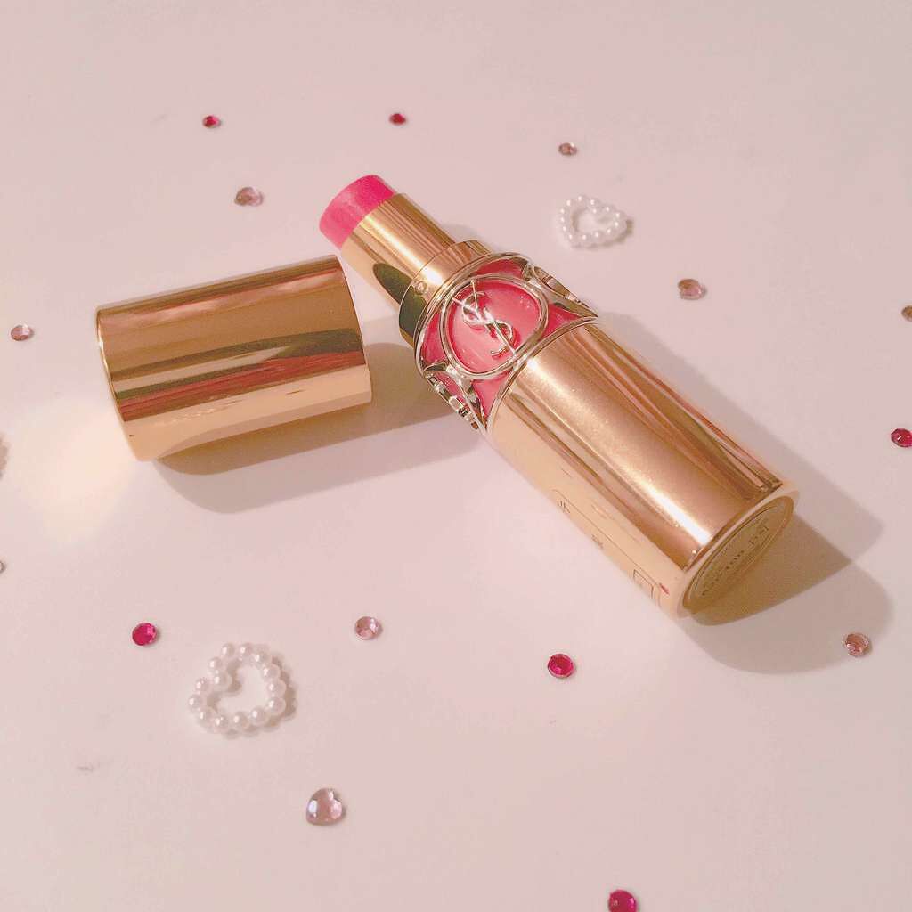 ルージュ ヴォリュプテ シャイン/YVES SAINT LAURENT BEAUTE/口紅を使ったクチコミ（1枚目）