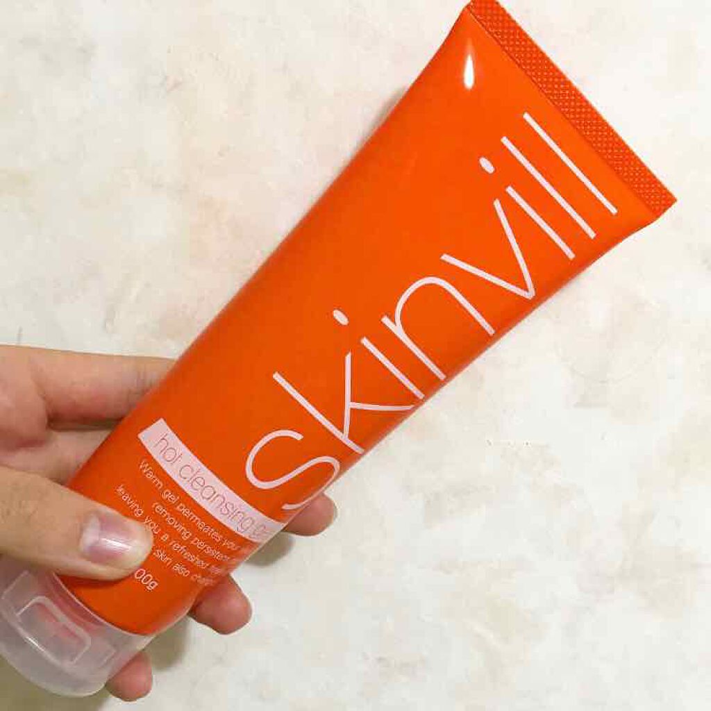 ホットクレンジングジェル(旧)/skinvill/クレンジングジェルを使ったクチコミ（1枚目）