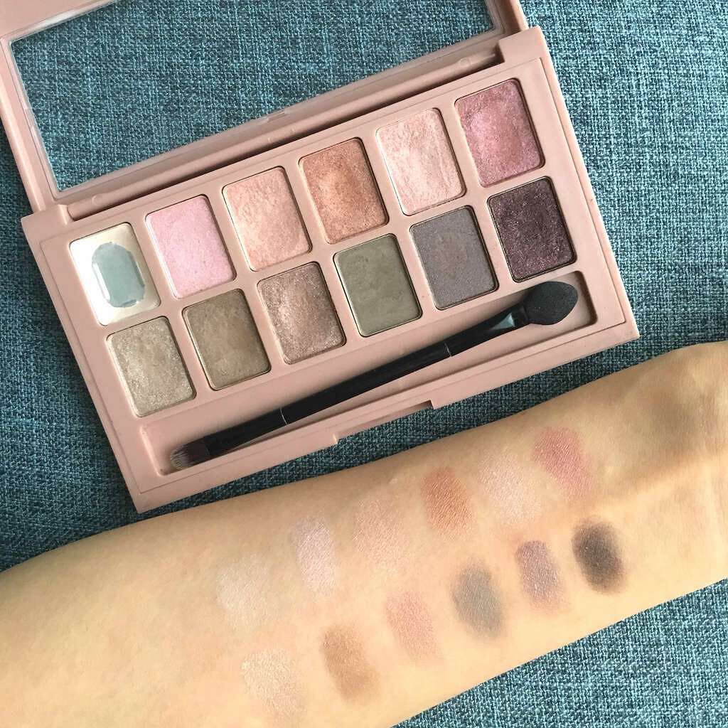 ヌードパレット ブラッシュド/MAYBELLINE NEW YORK/アイシャドウパレットを使ったクチコミ(4枚目)