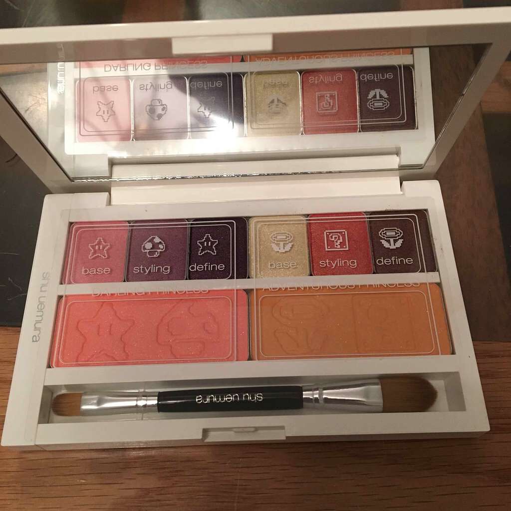 ピーチ'S アイ & チーク パレット/shu uemura/メイクアップキットを使ったクチコミ(3枚目)