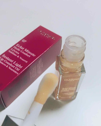 コンフォート リップオイル  07 honey glam/CLARINS/リップグロスを使ったクチコミ(2枚目)