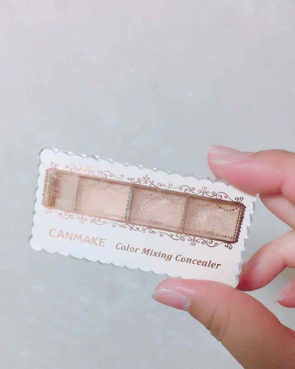 カラーミキシングコンシーラー/キャンメイク/パレットコンシーラーを使ったクチコミ(1枚目)