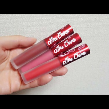 Matte Velvetines Cupid/Lime Crime(海外)/口紅を使ったクチコミ（1枚目）