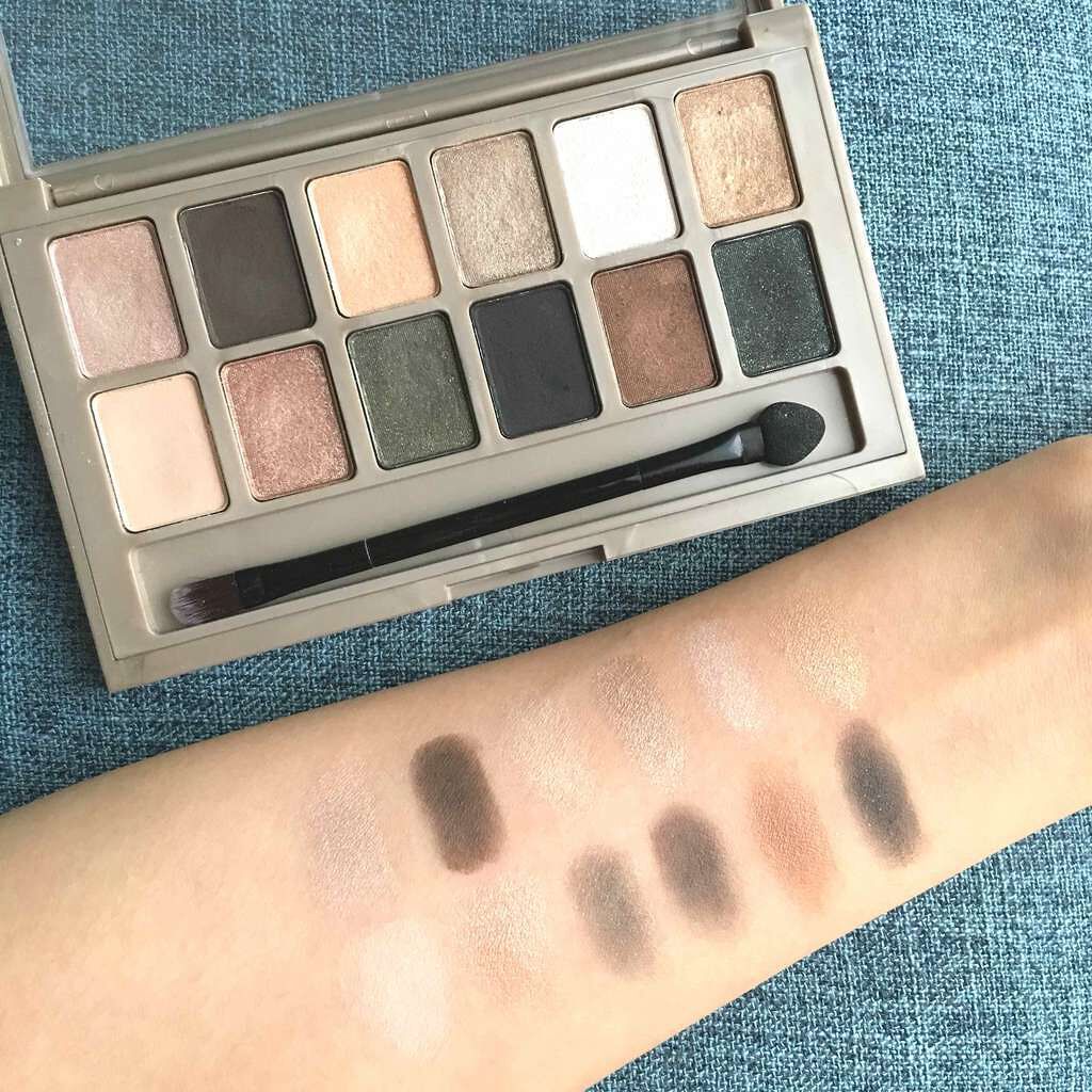 ヌードパレット ブラッシュド/MAYBELLINE NEW YORK/アイシャドウパレットを使ったクチコミ(3枚目)