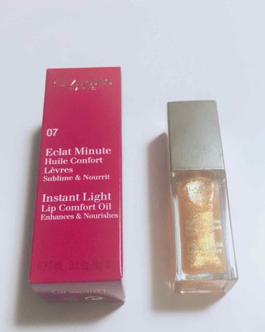 コンフォート リップオイル  07 honey glam/CLARINS/リップグロスを使ったクチコミ（1枚目）