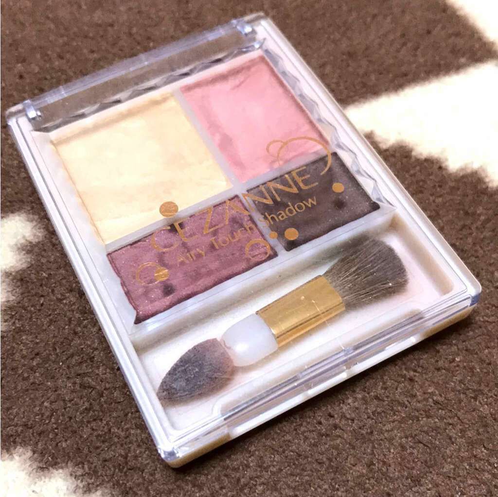 エアリータッチシャドウ/CEZANNE/アイシャドウパレットを使ったクチコミ(1枚目)