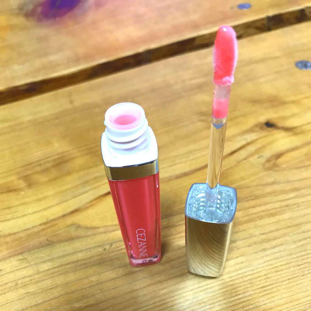 ジェルグロスリップ/CEZANNE/リップグロスを使ったクチコミ(2枚目)