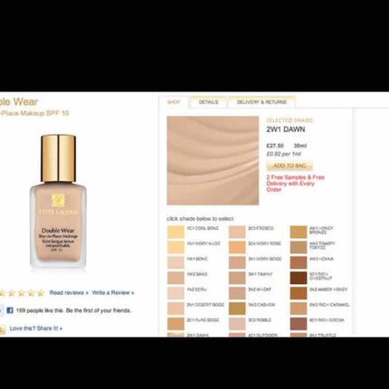 ダブル ウェア ステイ イン プレイス メークアップ /ESTEE LAUDER/リキッドファンデーションを使ったクチコミ(3枚目)