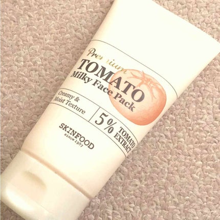 プレミアムトマト ミルキーフェイスパック/SKINFOOD/洗い流すパック・マスクを使ったクチコミ(1枚目)