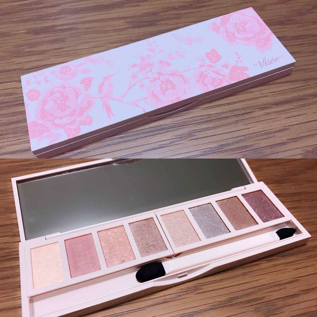 グラマラスヌード アイパレット (クリスマスコフレ 2017)/Visée/メイクアップキットを使ったクチコミ(1枚目)