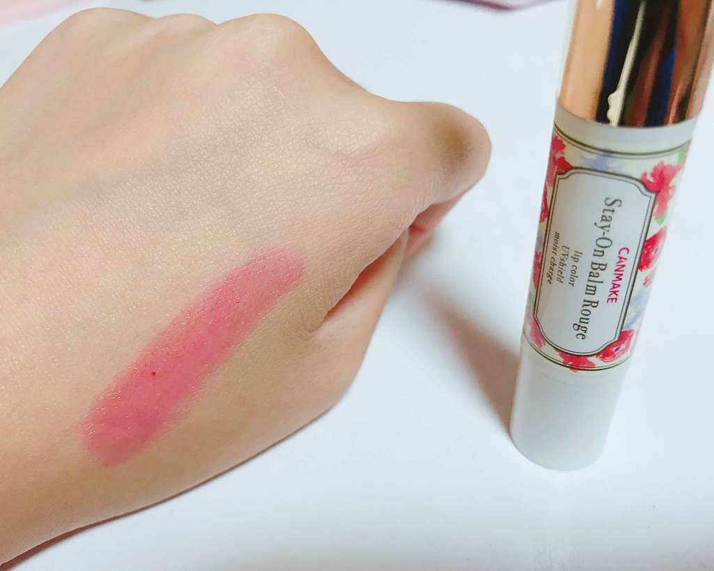 ステイオンバームルージュ/キャンメイク/口紅を使ったクチコミ(2枚目)