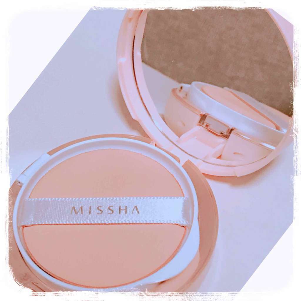 テンションパクト インテンスモイスチャー/MISSHA/クッションファンデーションを使ったクチコミ(2枚目)