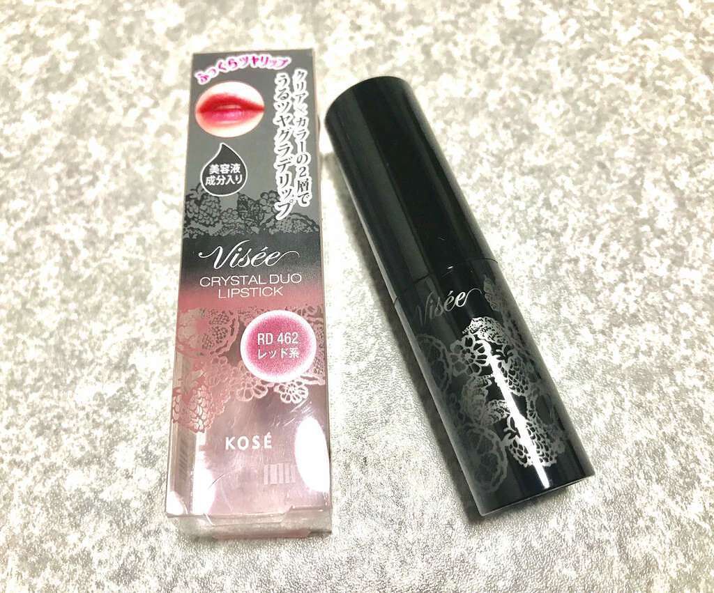 クリスタルデュオ リップスティック/Visée/口紅を使ったクチコミ(1枚目)