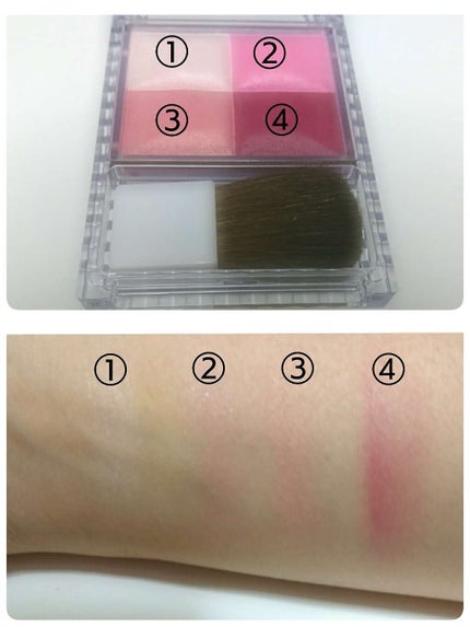 ミックスカラーチーク/CEZANNE/パウダーチークを使ったクチコミ(3枚目)