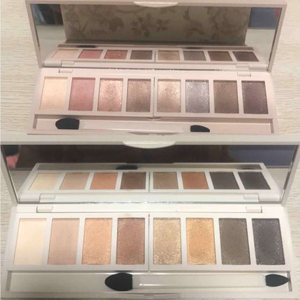 グラマラスヌード アイパレット (クリスマスコフレ 2017)/Visée/メイクアップキットを使ったクチコミ(4枚目)