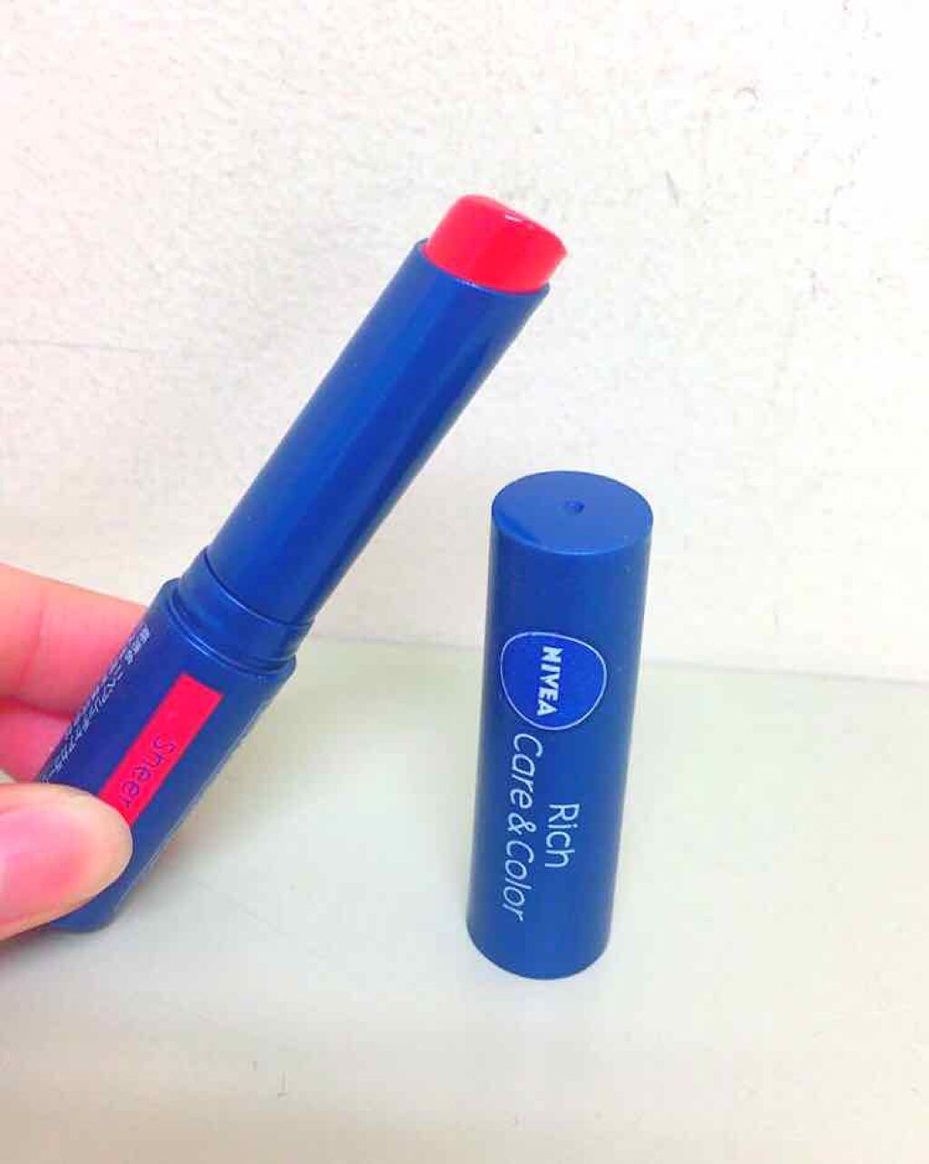 ニベア リッチケア&カラーリップ/ニベア/リップクリームを使ったクチコミ(2枚目)