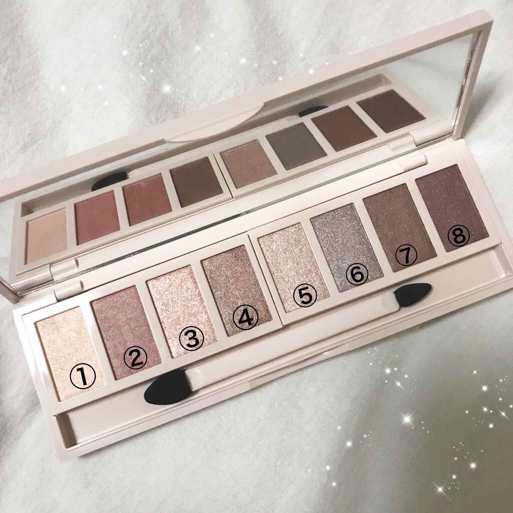 グラマラスヌード アイパレット (クリスマスコフレ 2017)/Visée/メイクアップキットを使ったクチコミ(1枚目)