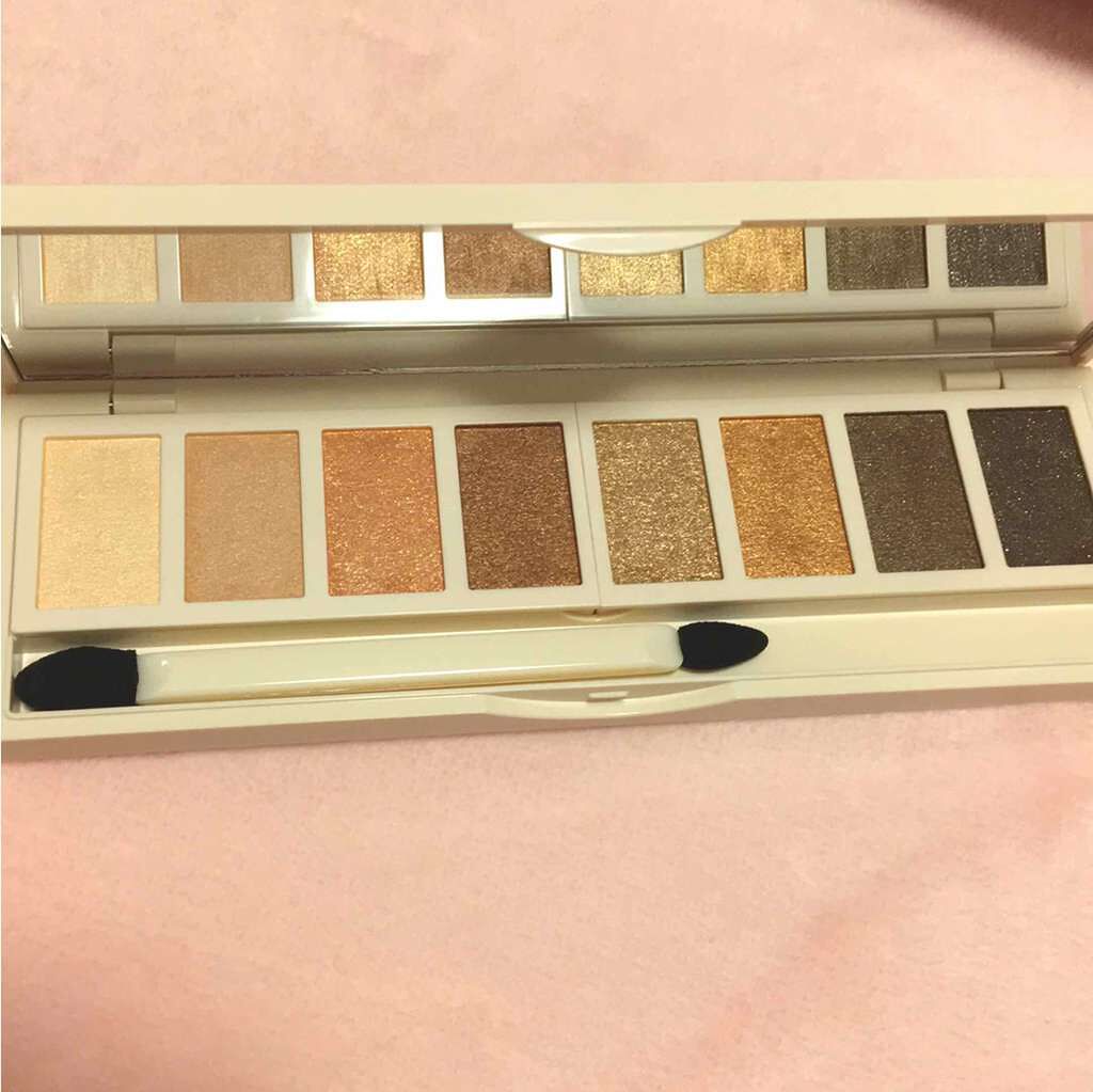 グラマラスヌード アイパレット (クリスマスコフレ 2017)/Visée/メイクアップキットを使ったクチコミ（2枚目）