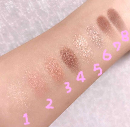 グラマラスヌード アイパレット (クリスマスコフレ 2017)/Visée/メイクアップキットを使ったクチコミ(4枚目)