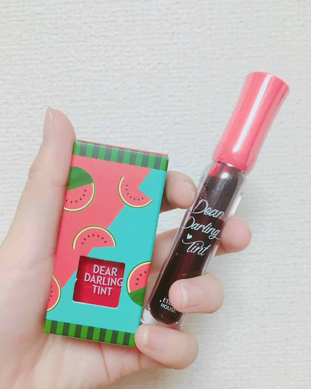 ディアダーリン ウォータージェルティント/ETUDE/リップティントを使ったクチコミ(1枚目)