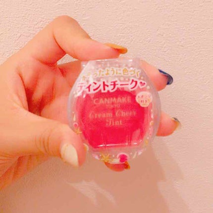 クリームチーク ティント/キャンメイク/ジェル・クリームチークを使ったクチコミ(1枚目)
