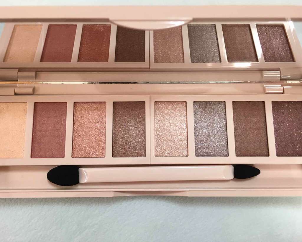 グラマラスヌード アイパレット (クリスマスコフレ 2017)/Visée/メイクアップキットを使ったクチコミ(2枚目)
