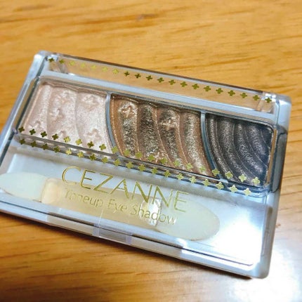 トーンアップアイシャドウ/CEZANNE/アイシャドウパレットを使ったクチコミ(1枚目)