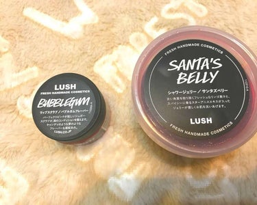 LUSHに行ってきました!!!!!

リップスクラブ/バブルガムフレーバー🍬

シャワージェリー/サンタズベリー🎅

リップスクラブの方はかなり有名ですよね！
この香りがたまらなく好きだったのでポップコ