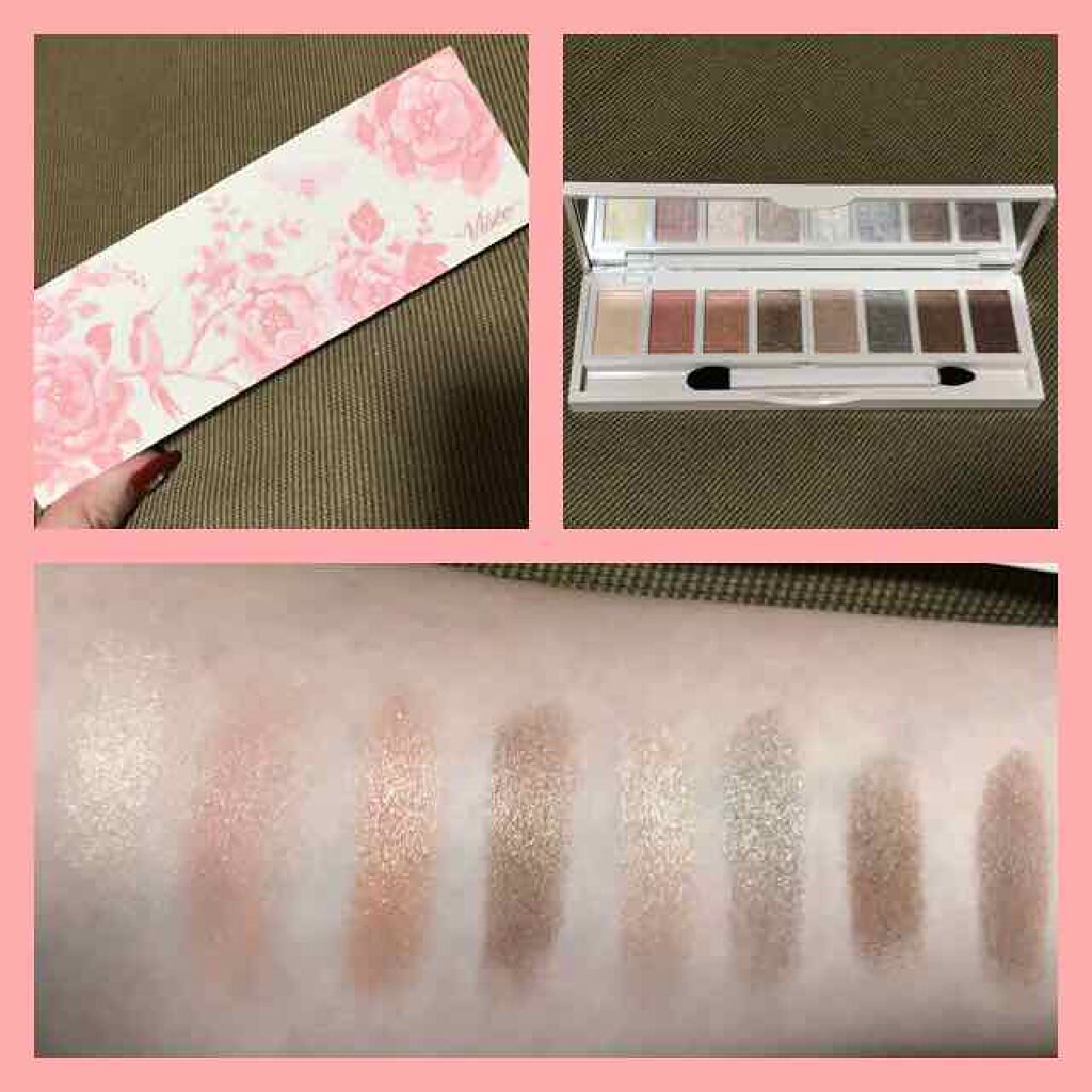 グラマラスヌード アイパレット (クリスマスコフレ 2017)/Visée/メイクアップキットを使ったクチコミ(1枚目)