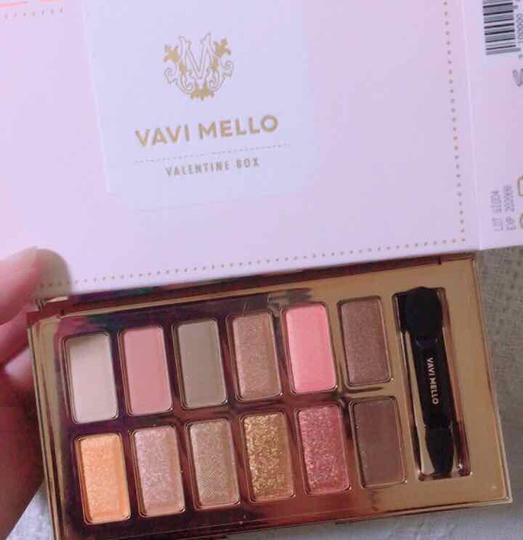 バレンタインボックス/VAVI MELLO/アイシャドウパレットを使ったクチコミ(1枚目)