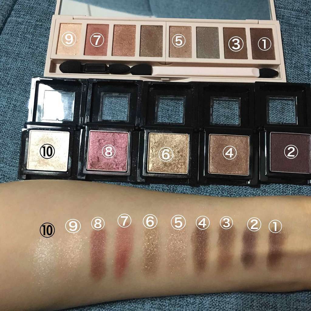 グラマラスヌード アイパレット (クリスマスコフレ 2017)/Visée/メイクアップキットを使ったクチコミ（1枚目）