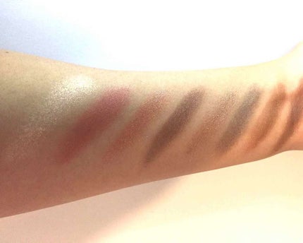 グラマラスヌード アイパレット (クリスマスコフレ 2017)/Visée/メイクアップキットを使ったクチコミ(3枚目)