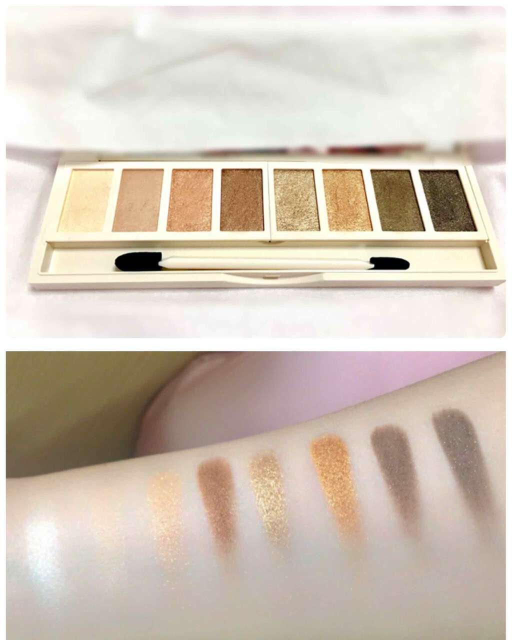 グラマラスヌード アイパレット (クリスマスコフレ 2017)/Visée/メイクアップキットを使ったクチコミ(1枚目)