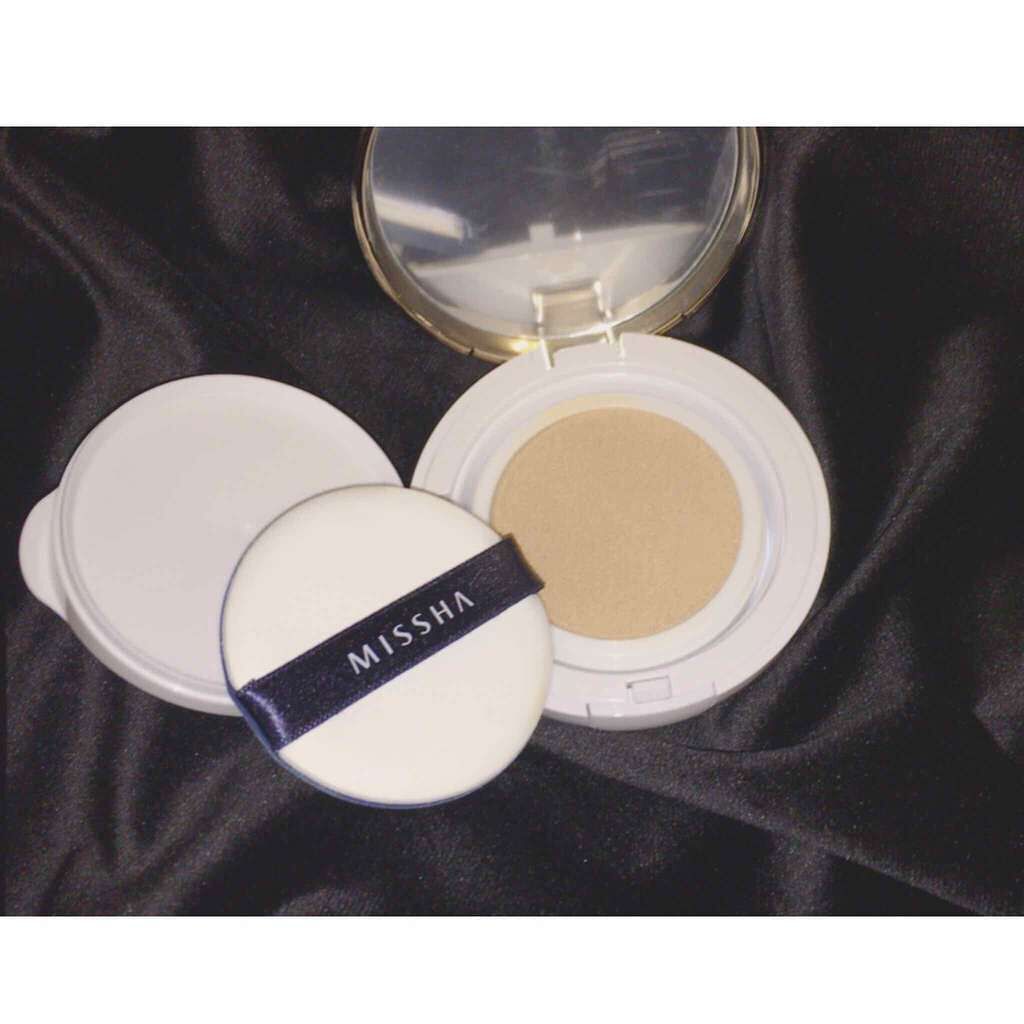 M クッション ファンデーション(モイスチャー)/MISSHA/クッションファンデーションを使ったクチコミ(2枚目)