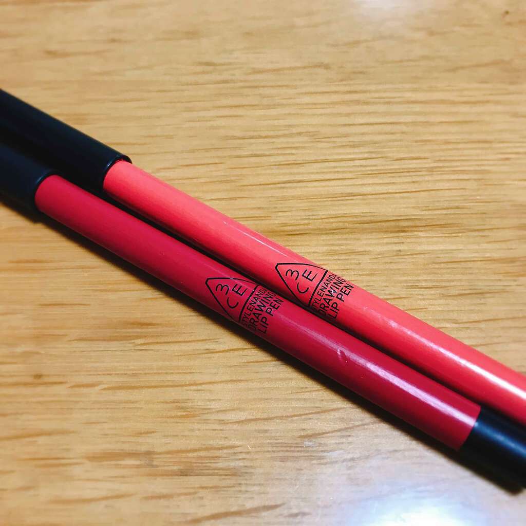 VELVET CREAM LIP & PENCIL/3CE/口紅を使ったクチコミ(1枚目)