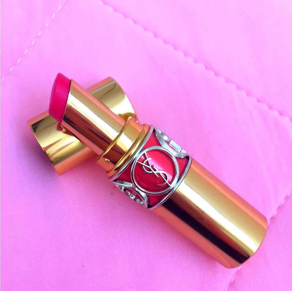 ルージュ ヴォリュプテ シャイン/YVES SAINT LAURENT BEAUTE/口紅を使ったクチコミ（1枚目）