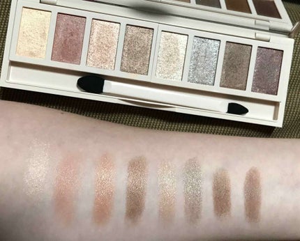 グラマラスヌード アイパレット (クリスマスコフレ 2017)/Visée/メイクアップキットを使ったクチコミ(4枚目)