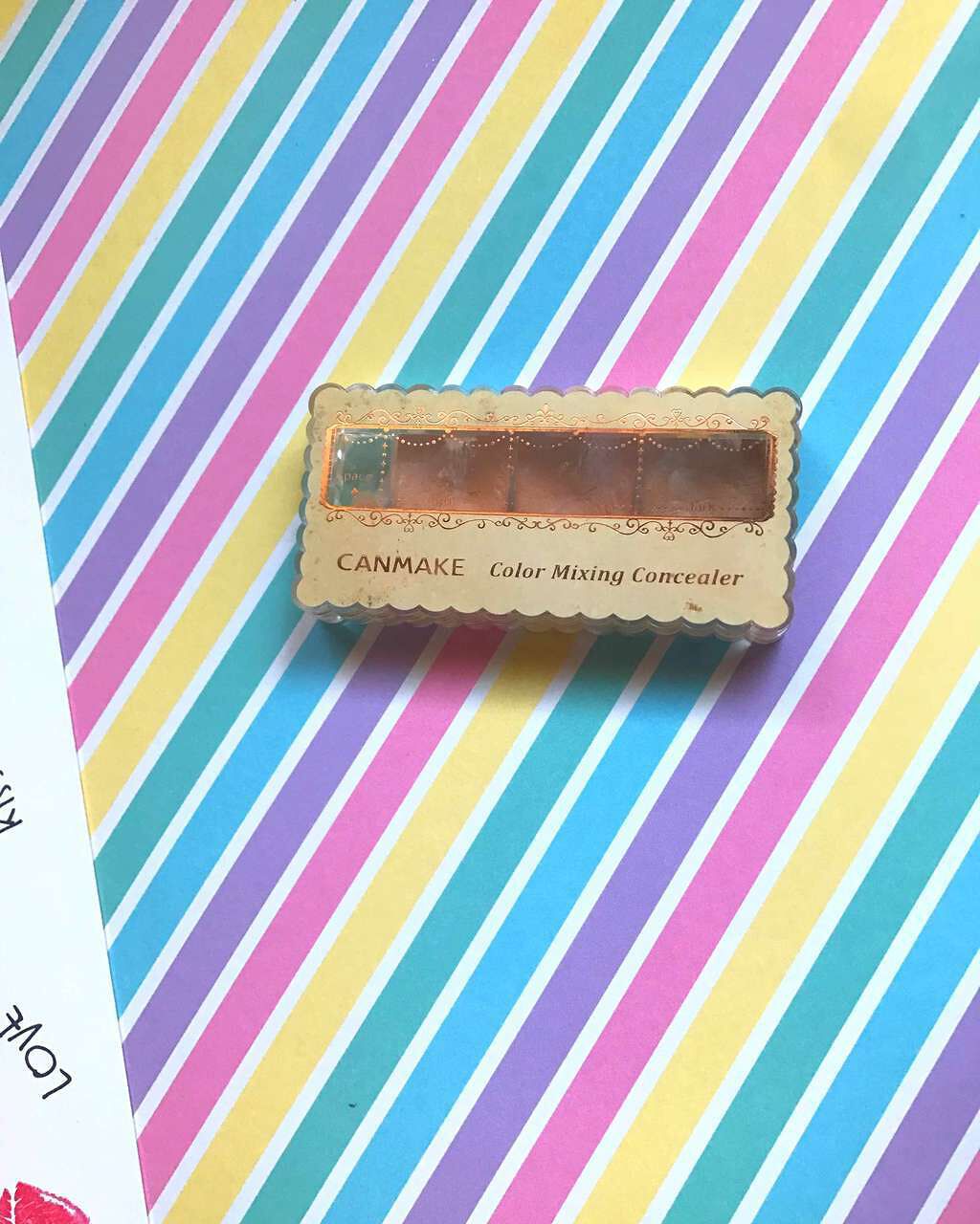 カラーミキシングコンシーラー/キャンメイク/パレットコンシーラーを使ったクチコミ(1枚目)