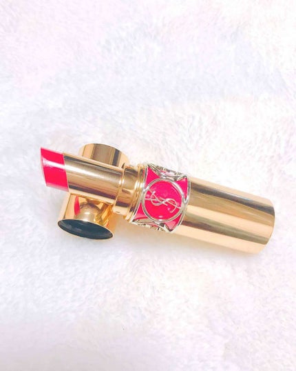 ルージュ ヴォリュプテ シャイン/YVES SAINT LAURENT BEAUTE/口紅を使ったクチコミ(2枚目)