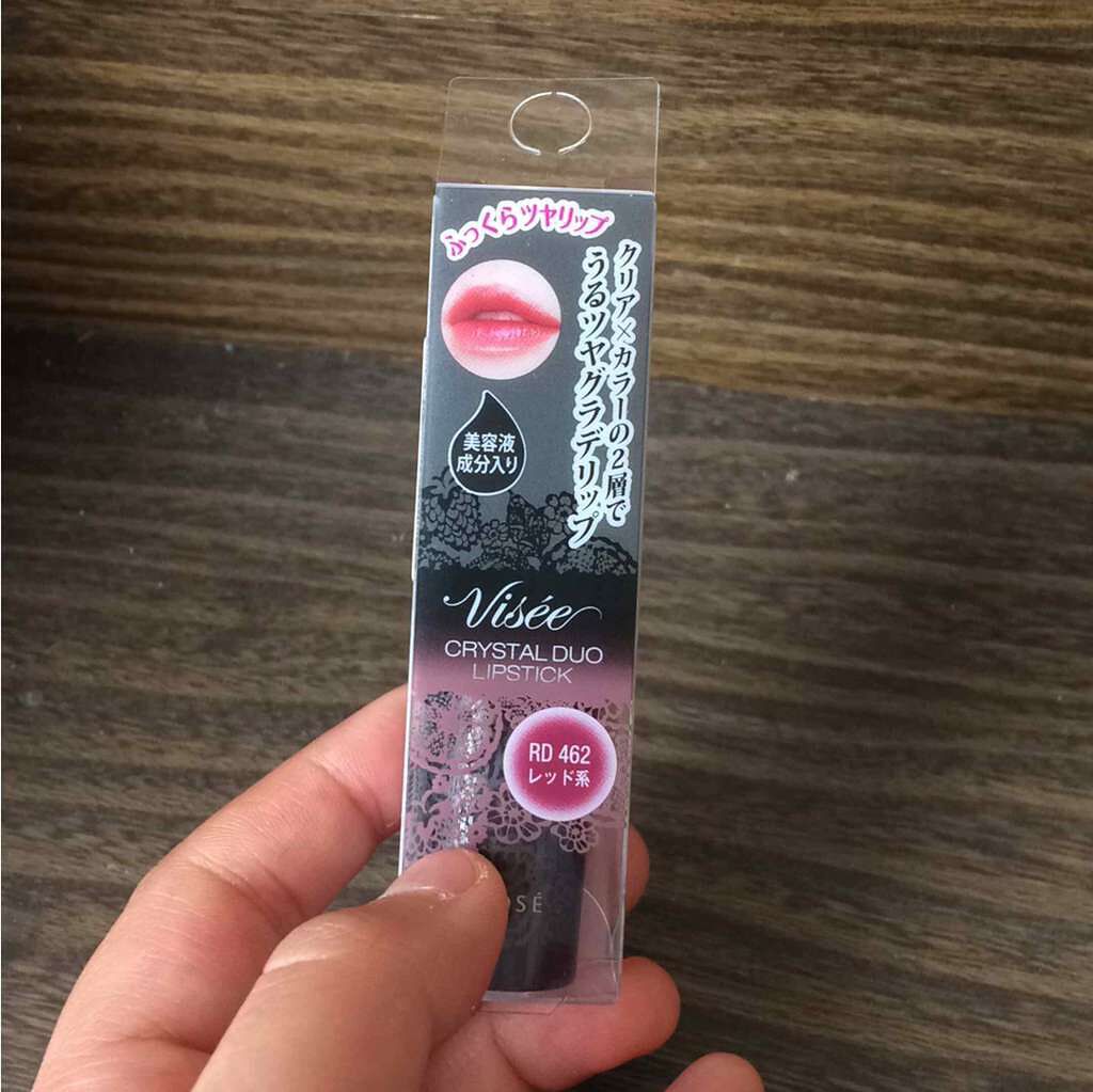 クリスタルデュオ リップスティック/Visée/口紅を使ったクチコミ（1枚目）