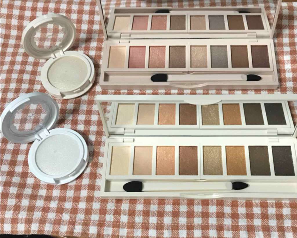 グラマラスヌード アイパレット (クリスマスコフレ 2017)/Visée/メイクアップキットを使ったクチコミ(2枚目)