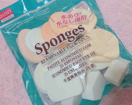 スポンジパフ/DAISO/パフ・スポンジを使ったクチコミ(1枚目)
