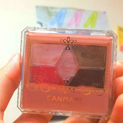 【旧品】パーフェクトスタイリストアイズ/キャンメイク/アイシャドウパレットを使ったクチコミ(1枚目)