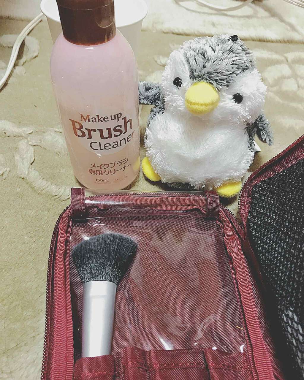 メイクブラシクリーナー/DAISO/その他化粧小物を使ったクチコミ（1枚目）