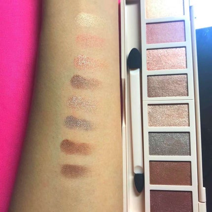 グラマラスヌード アイパレット (クリスマスコフレ 2017)/Visée/メイクアップキットを使ったクチコミ(3枚目)