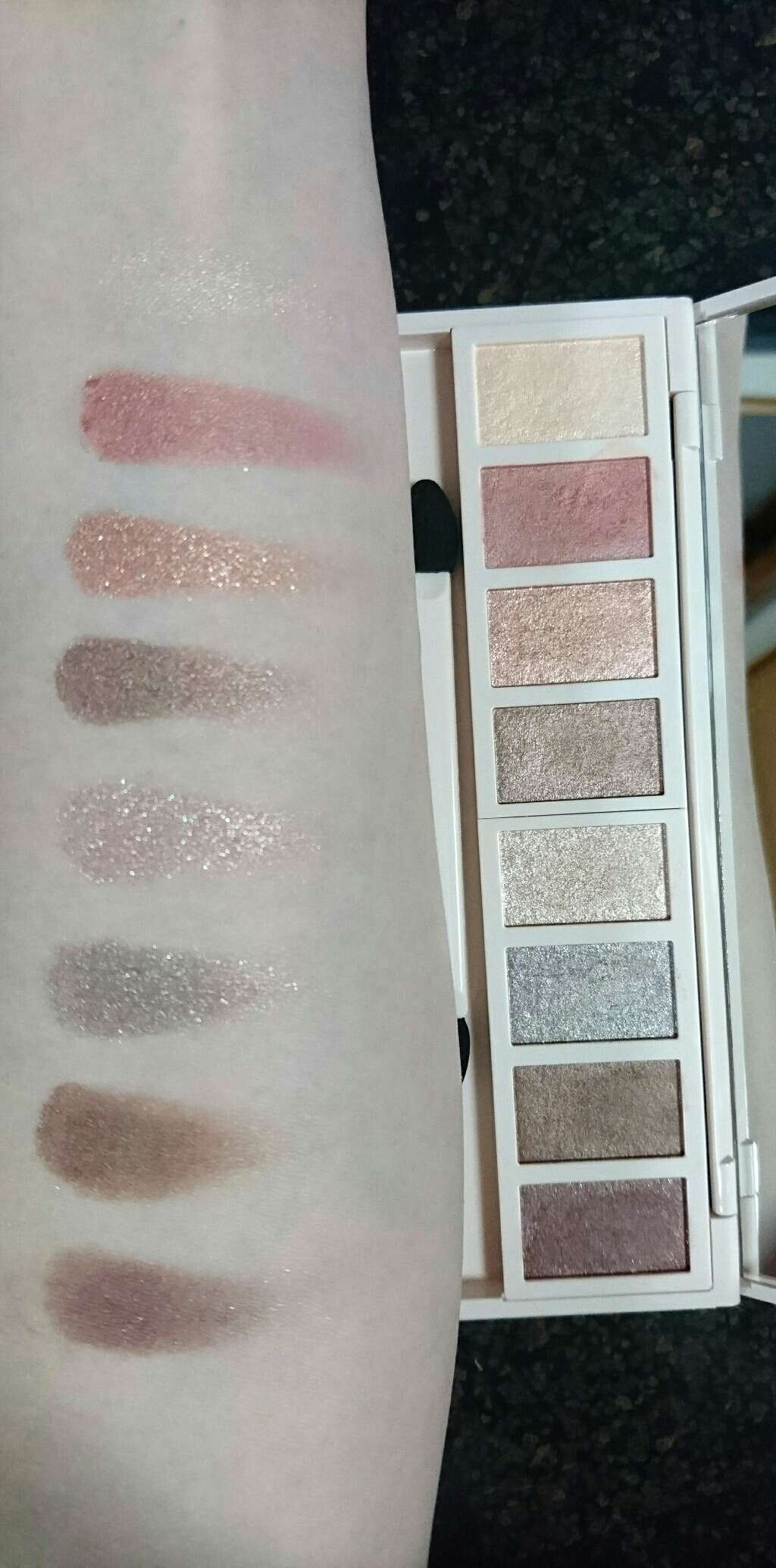 グラマラスヌード アイパレット (クリスマスコフレ 2017)/Visée/メイクアップキットを使ったクチコミ(2枚目)