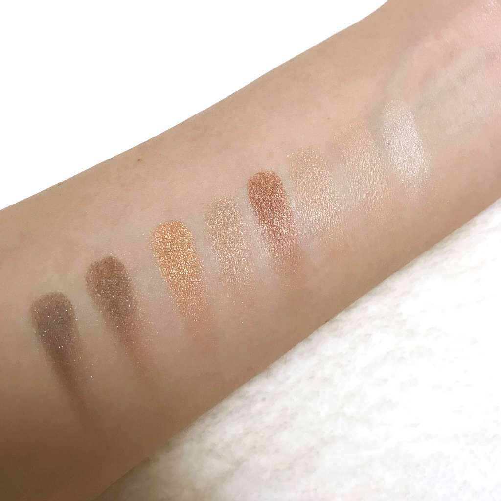 グラマラスヌード アイパレット (クリスマスコフレ 2017)/Visée/メイクアップキットを使ったクチコミ(3枚目)